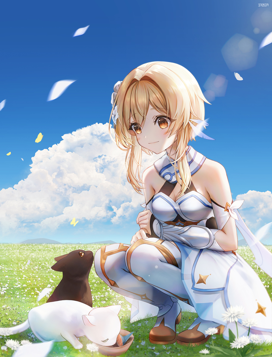 This is a pixiv picture whose title is 荧.