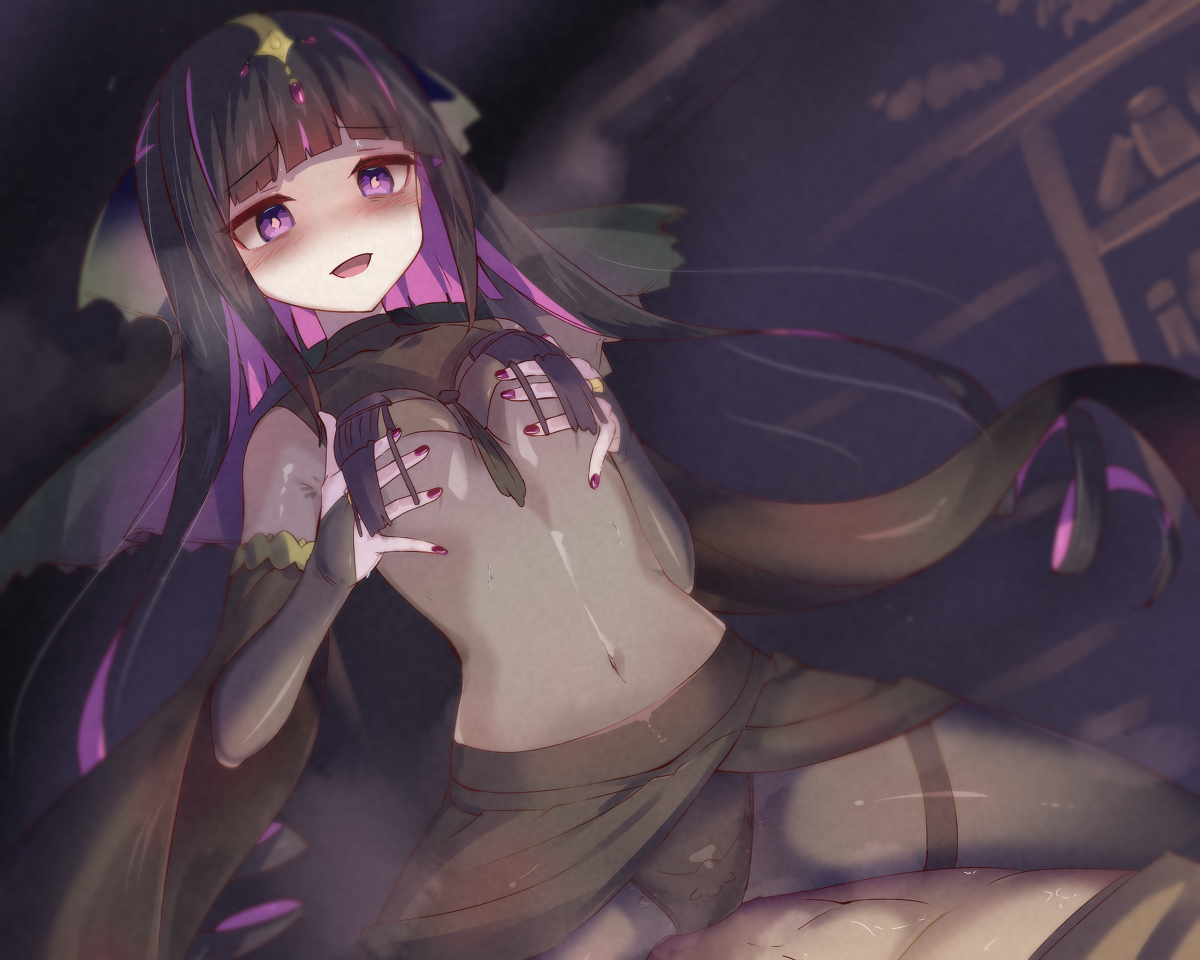 This is a pixiv picture whose title is 闇病み.