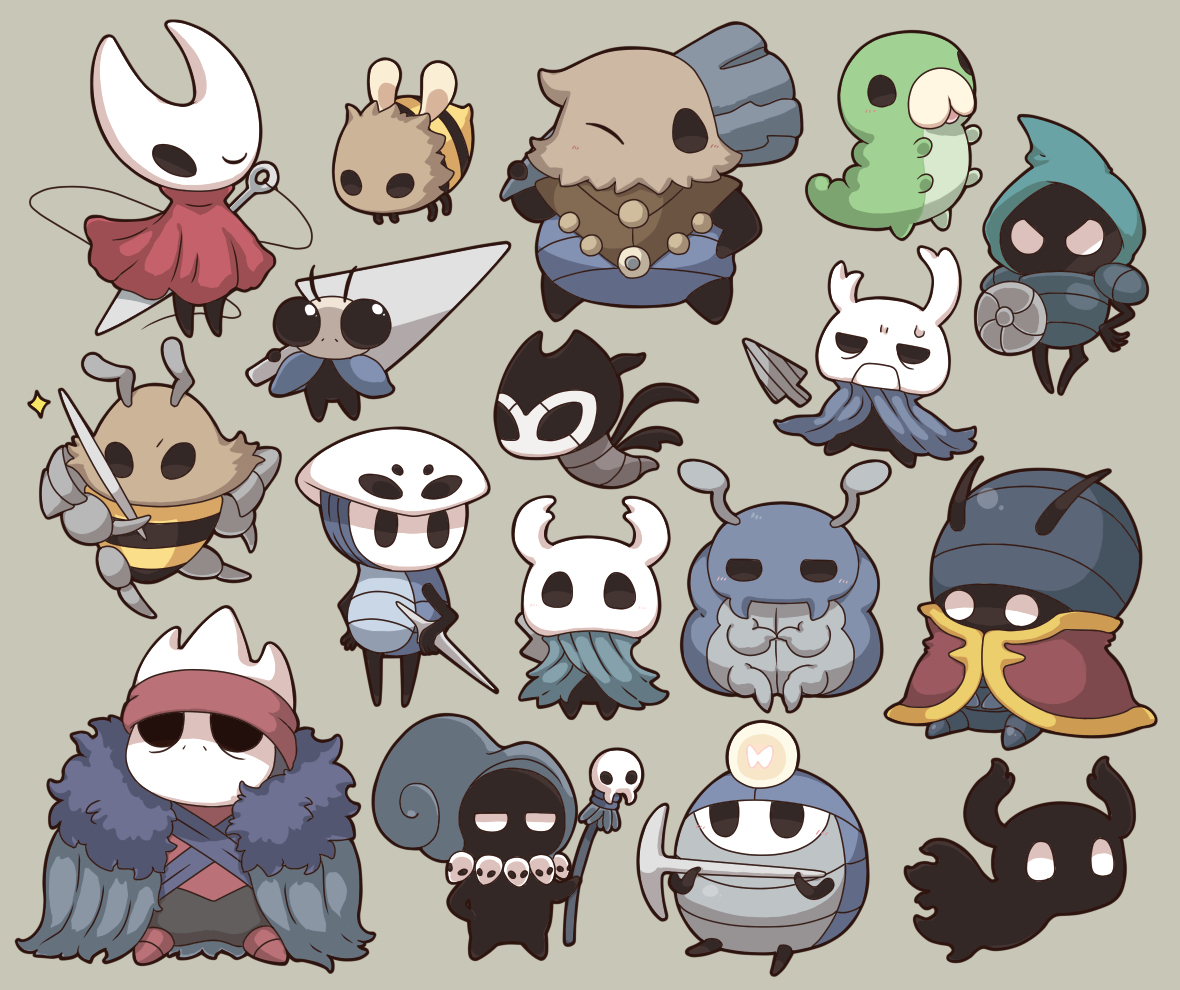 This is a pixiv picture whose title is ホロウナイト。.