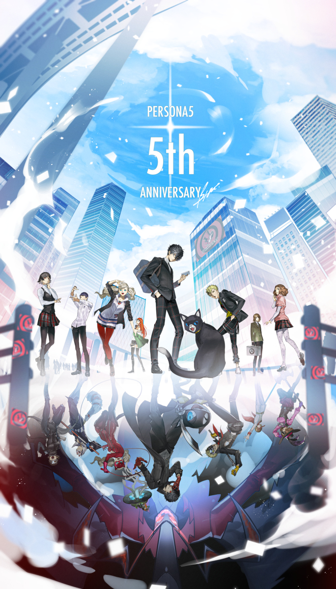 This is a pixiv picture whose title is PERSONA5 5th Anniversary..