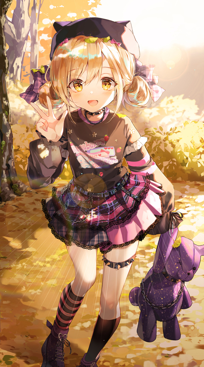 This is a pixiv picture whose title is 🍂.