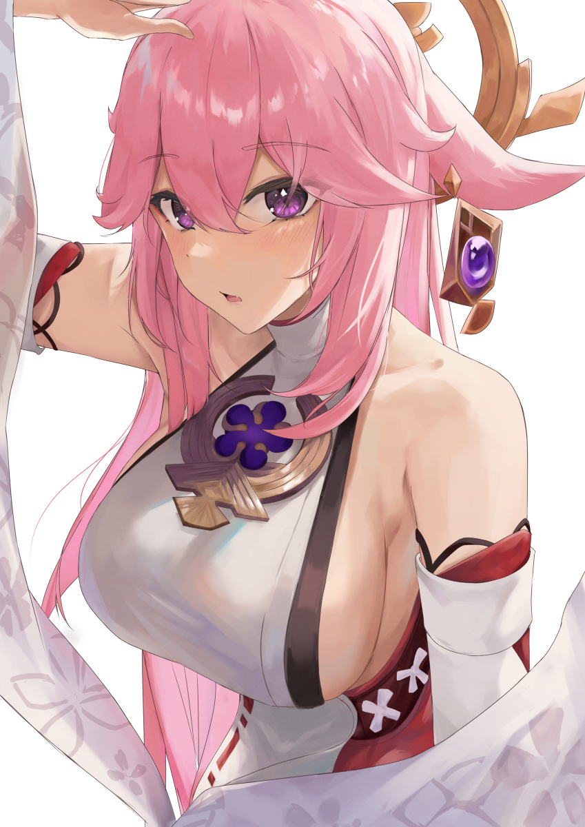 This is a pixiv picture whose title is 八重みこ.