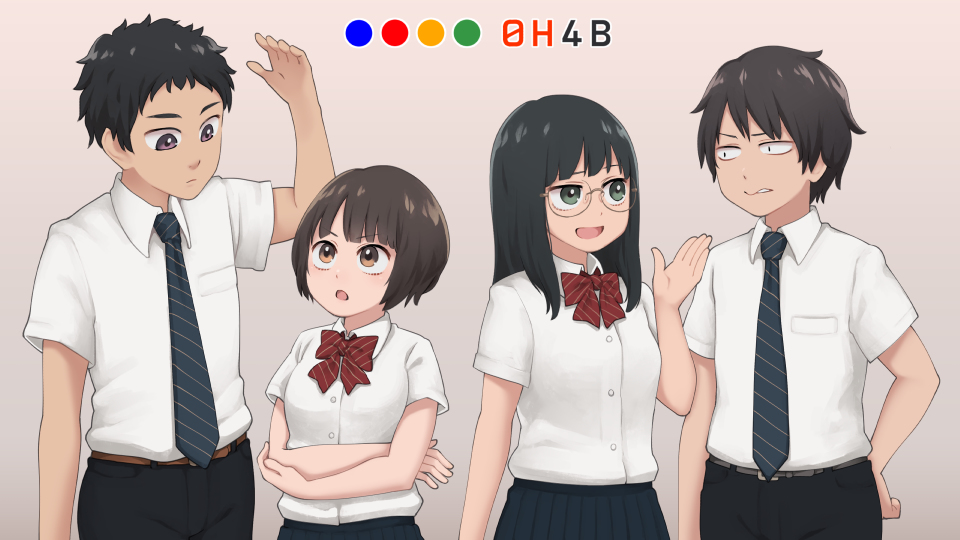 This is a pixiv picture whose title is 0hit / 4blow.
