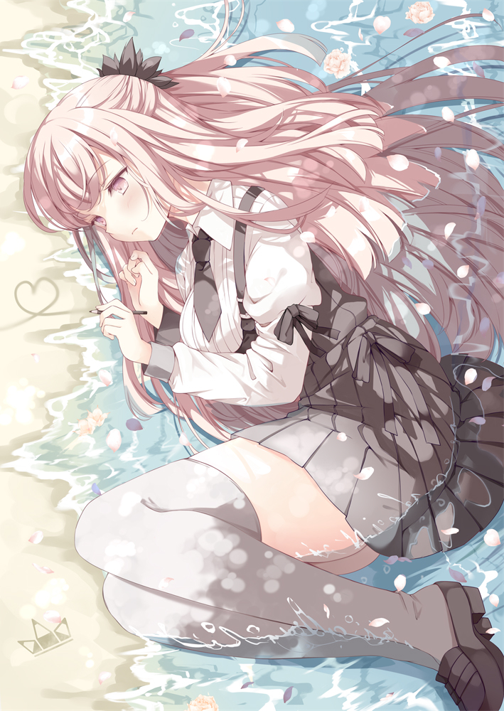 This is a pixiv picture whose title is 恋わずらい.