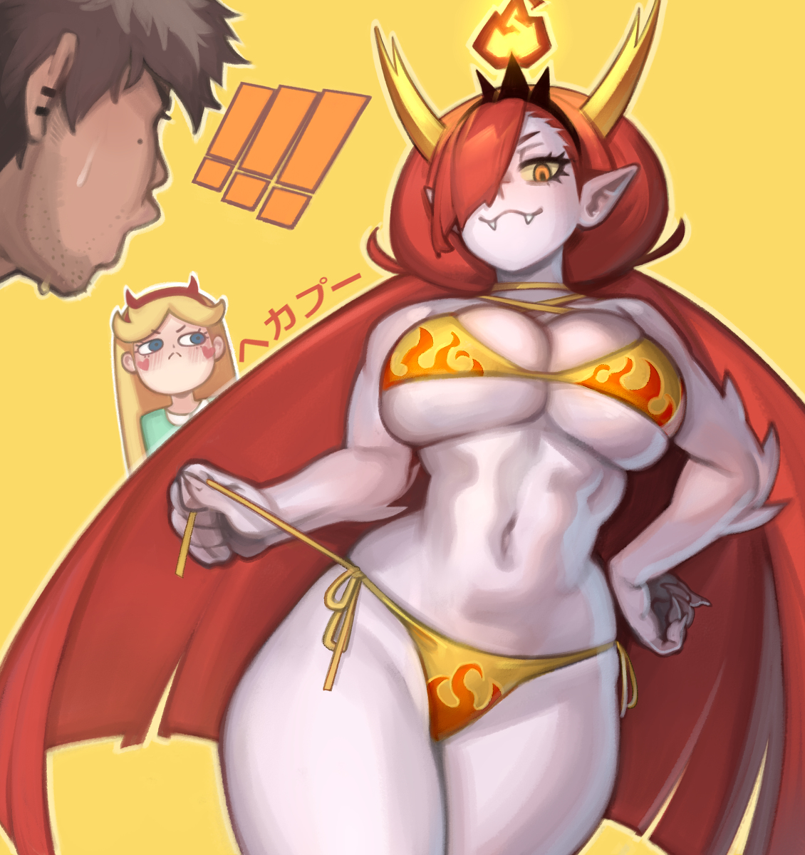 This is a pixiv picture whose title is Hekapoo.