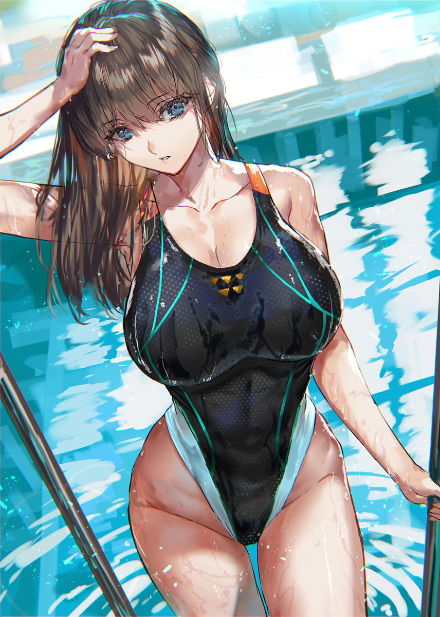 This is a pixiv picture whose title is 水も滴る。。。.