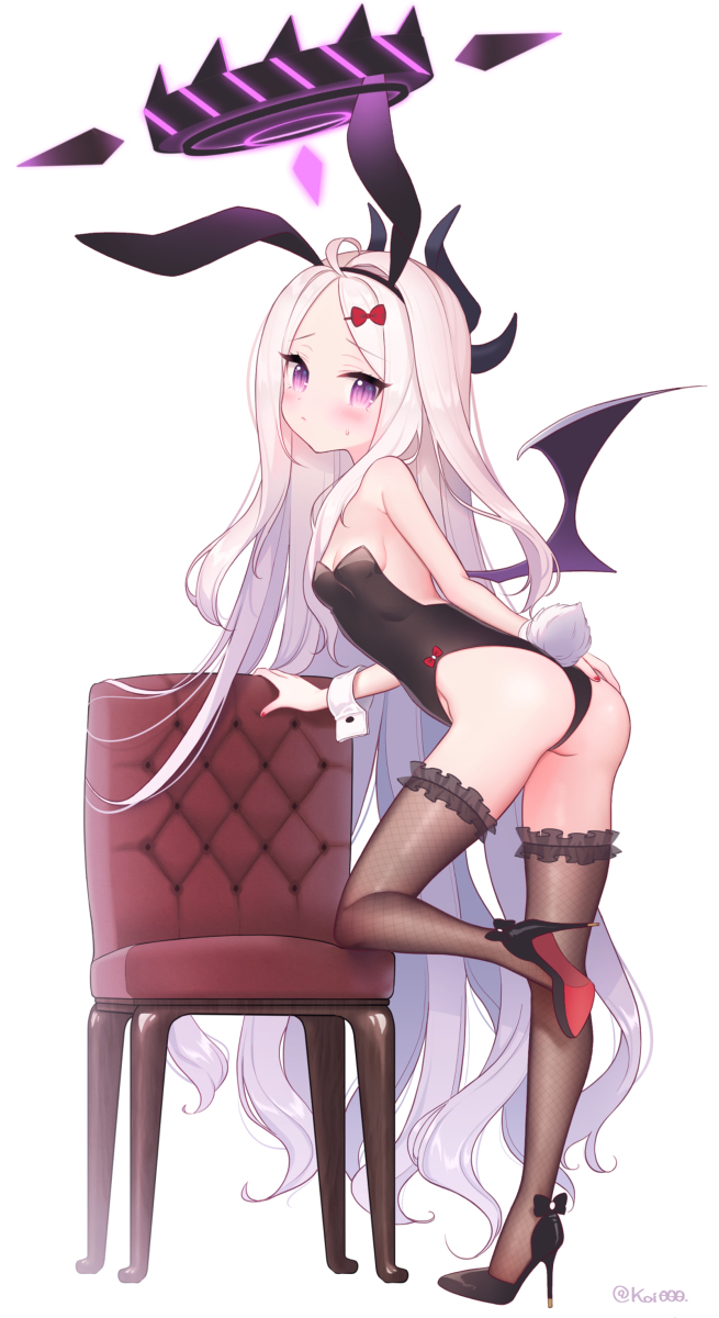 This is a pixiv picture whose title is 🐰.