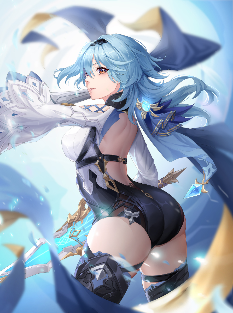 This is a pixiv picture whose title is エウルア（优菈）.