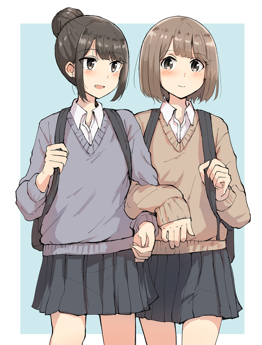 This is a pixiv picture whose title is 百合＋α.