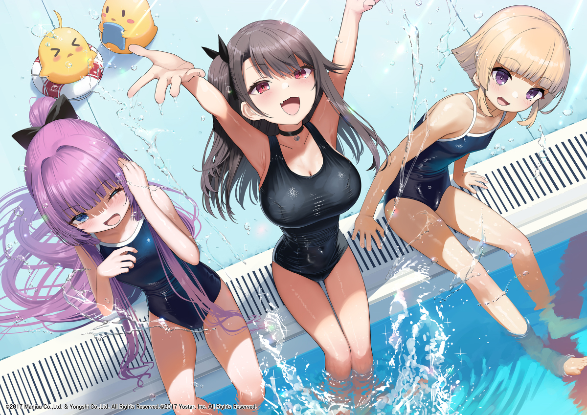 This is a pixiv picture whose title is アズールレーン4周年.
