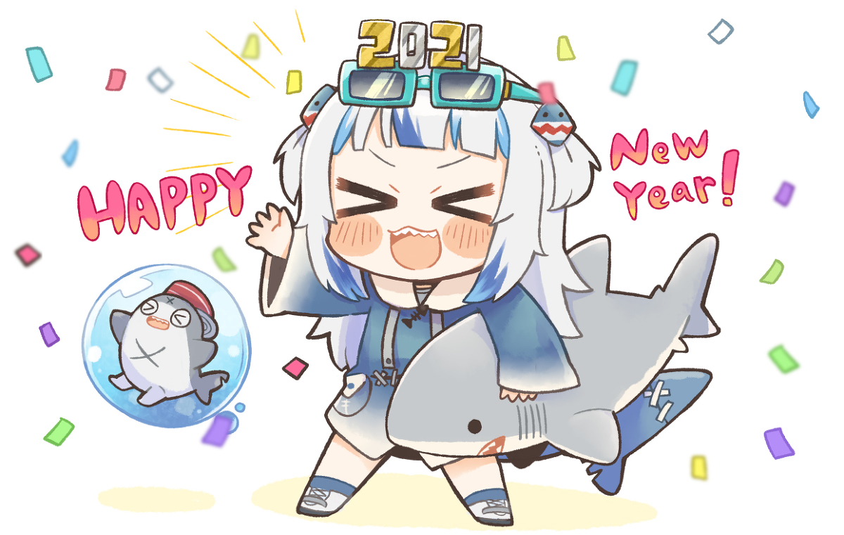This is a pixiv picture whose title is 2021.