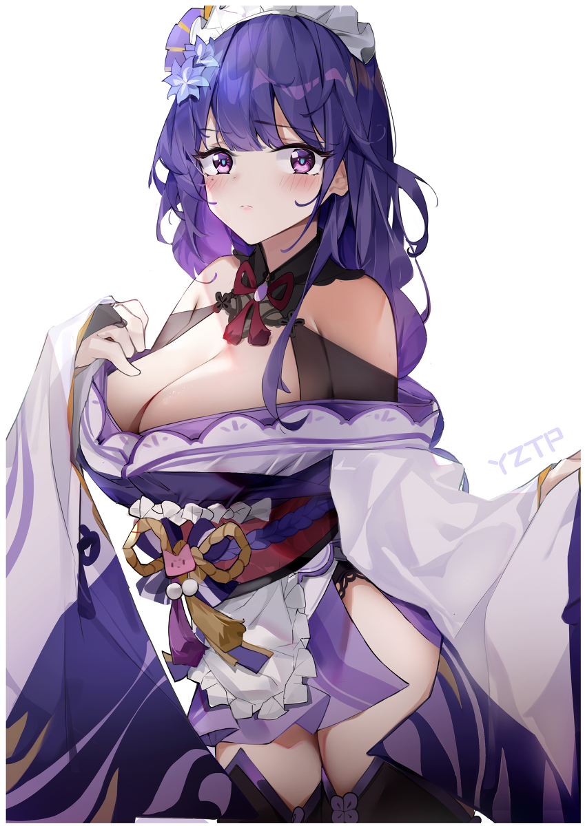 This is a pixiv picture whose title is Raiden.