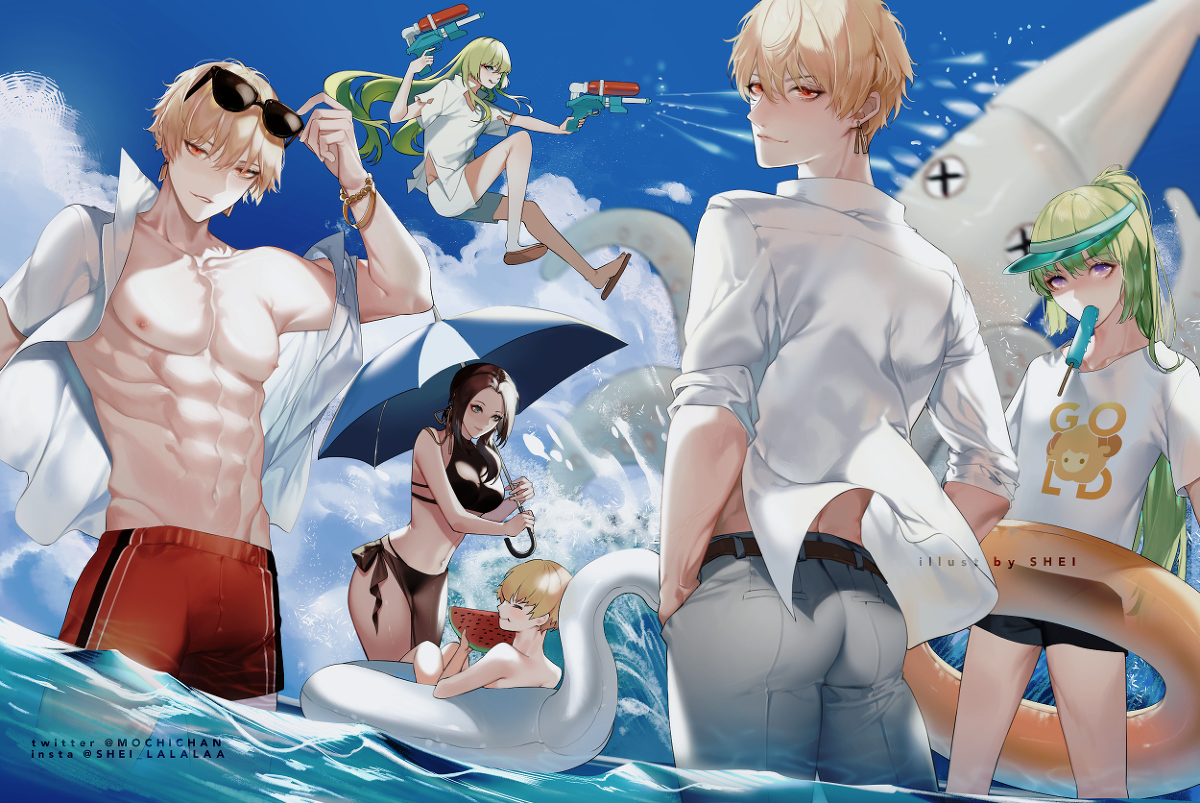 This is a pixiv picture whose title is SUMMER!!!!!!!.