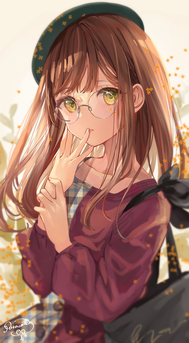 This is a pixiv picture whose title is 金木犀の香り.