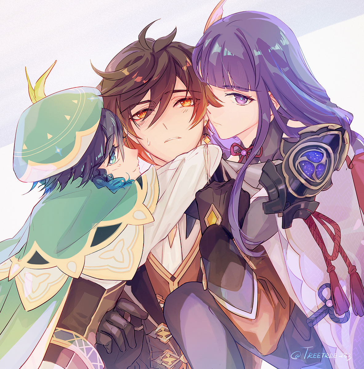 This is a pixiv picture whose title is Trinity.