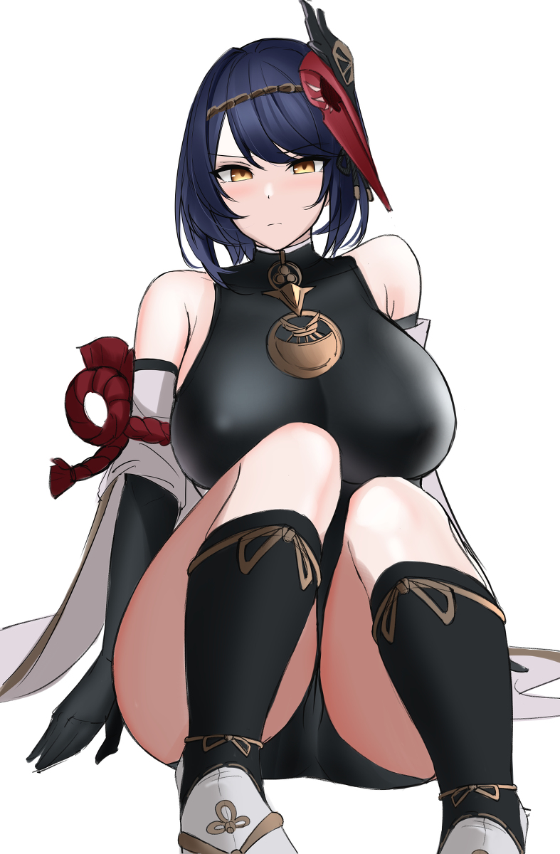 This is a pixiv picture whose title is 九条沙羅rkgk.