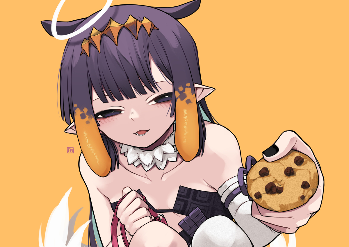 This is a pixiv picture whose title is Cookie time 🐙🍪.