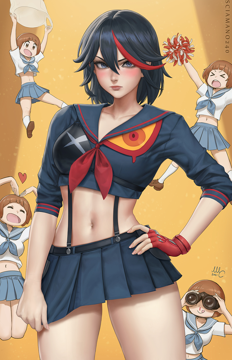 This is a pixiv picture whose title is 纏流子.
