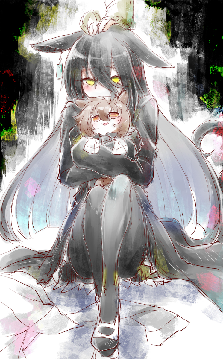 This is a pixiv picture whose title is タキオンとカフェ.