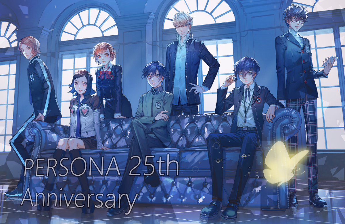 This is a pixiv picture whose title is ペルソナ祝25周年.