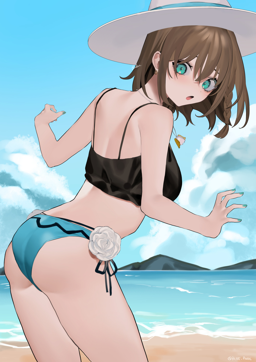 This is a pixiv picture whose title is 水着コルデー.