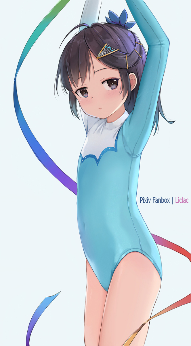 This is a pixiv picture whose title is 体操女の子.