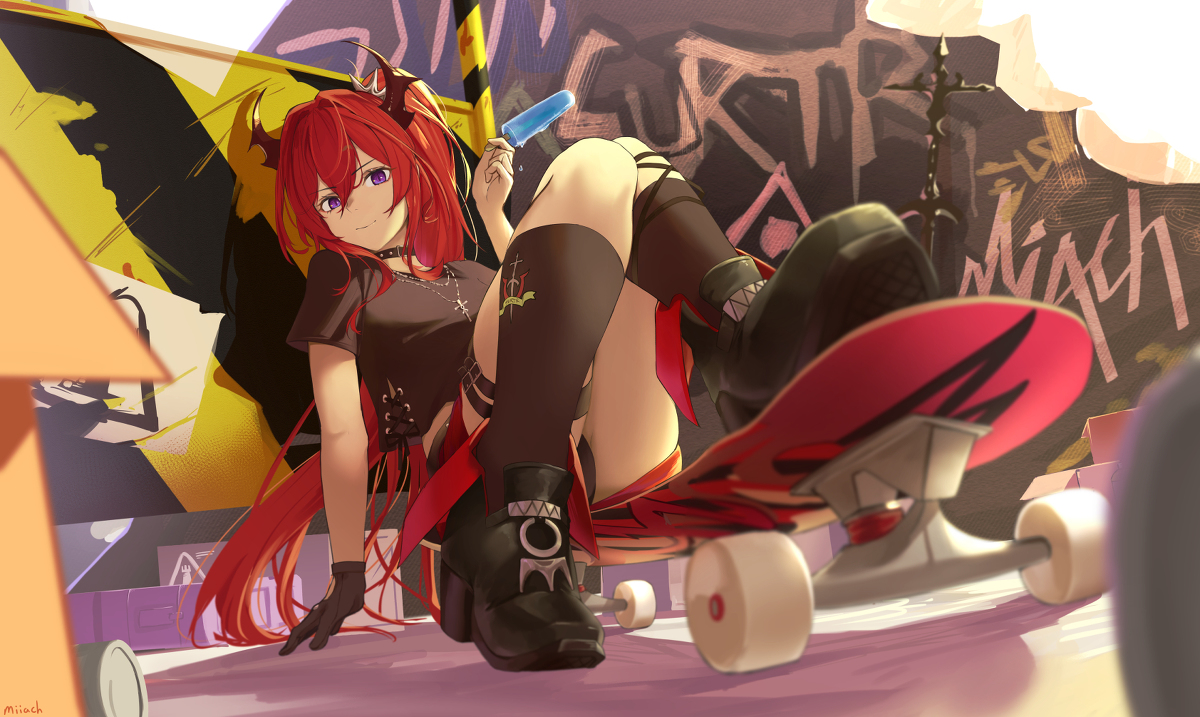 This is a pixiv picture whose title is Surtr.