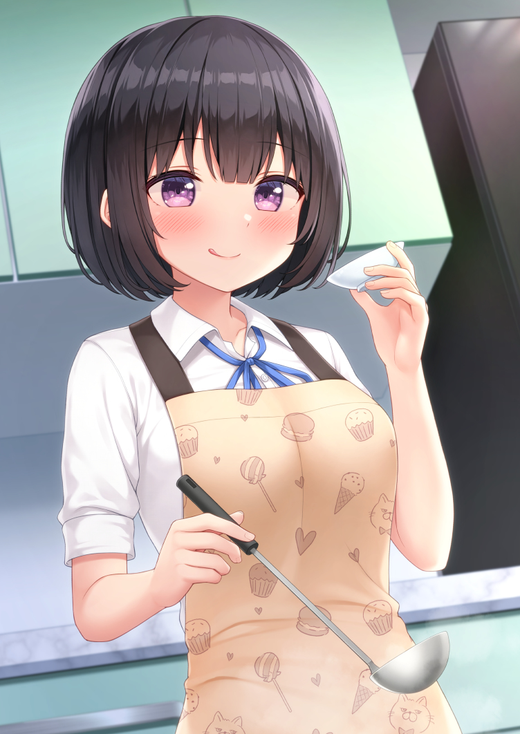 This is a pixiv picture whose title is 「お弁当を作ります…！」.