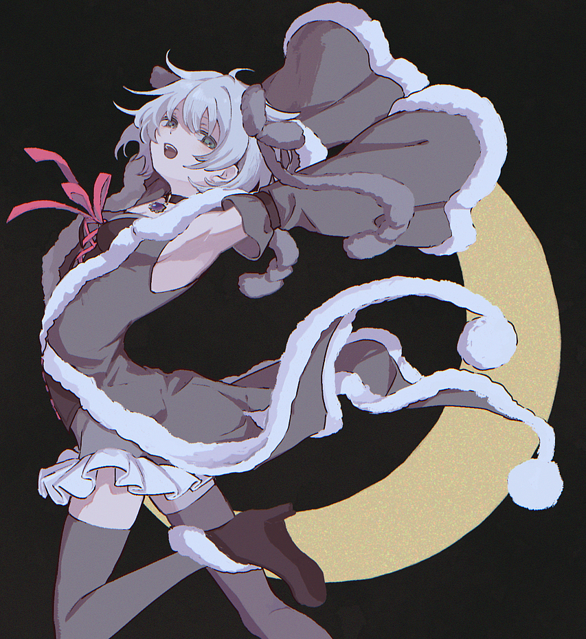 This is a pixiv picture whose title is 🌙.