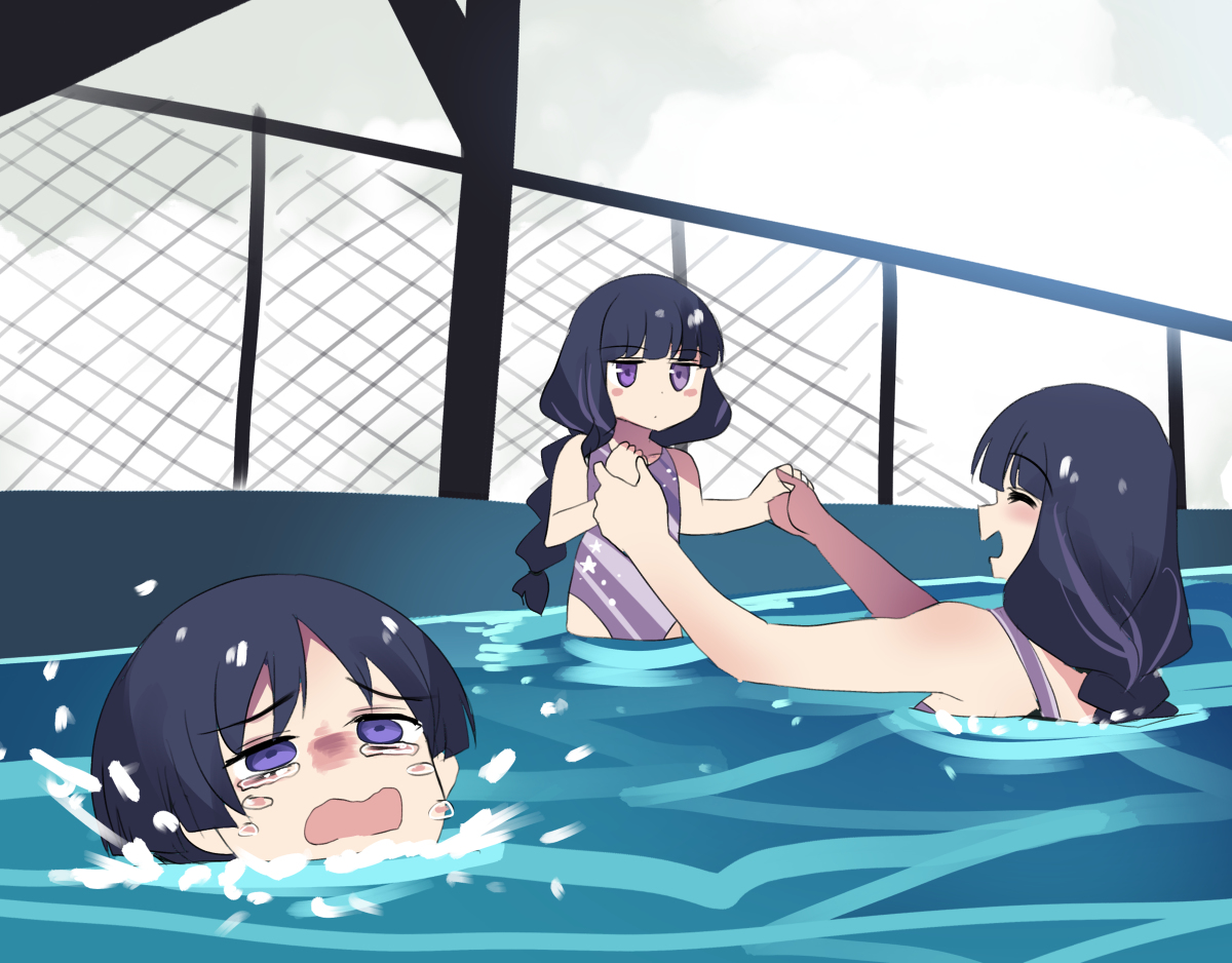 This is a pixiv picture whose title is Swimming Pool.