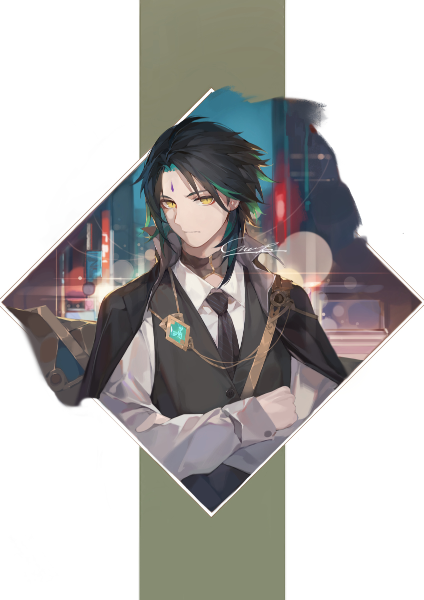 This is a pixiv picture whose title is 魈.