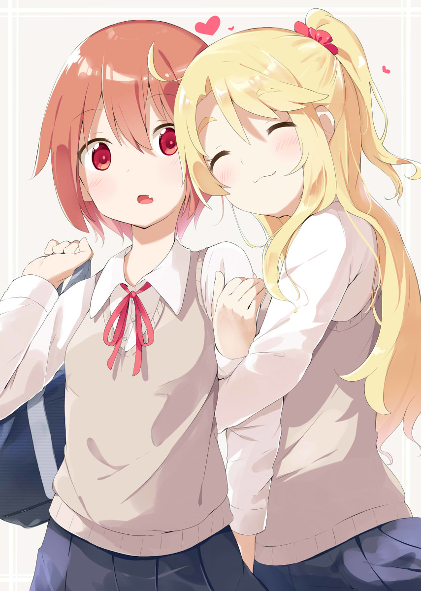 This is a pixiv picture whose title is 高校生になった天使たち.