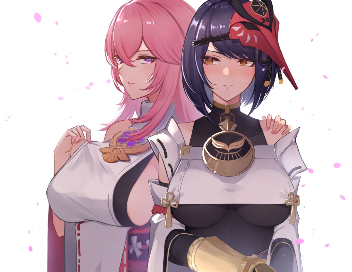 This is a pixiv picture whose title is 月に一度.