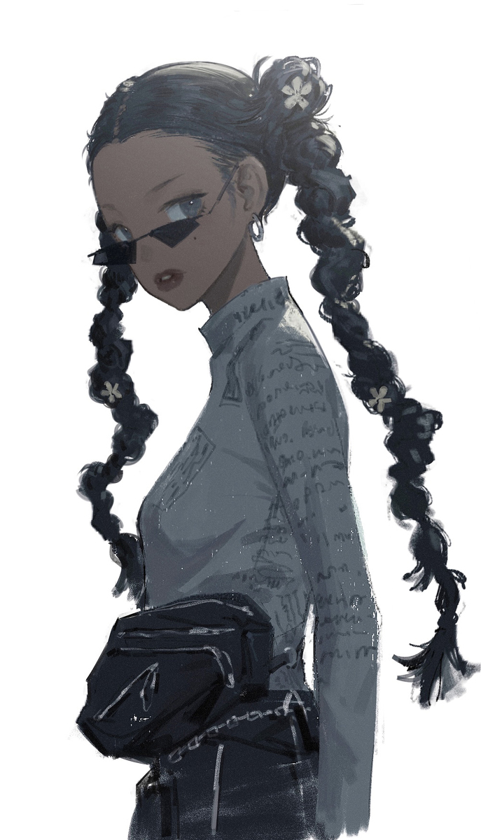 This is a pixiv picture whose title is < 练习 >.