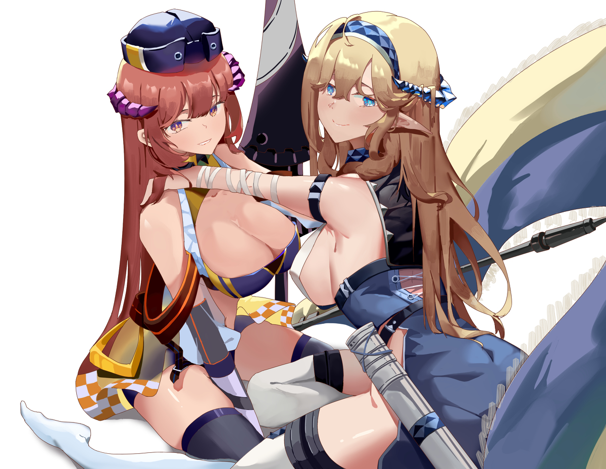 This is a pixiv picture whose title is 英法百年 Ver.2.