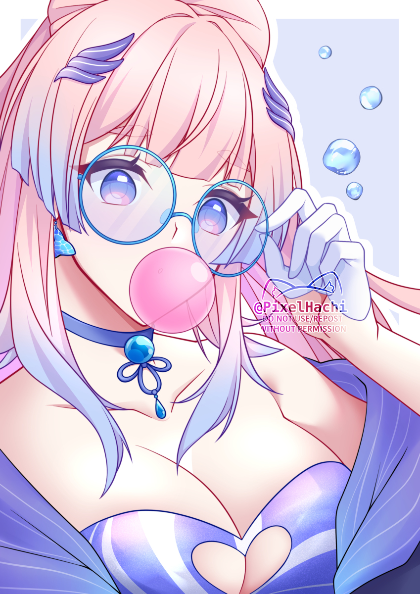 This is a pixiv picture whose title is Genshin: Sangonomiya Kokomi.