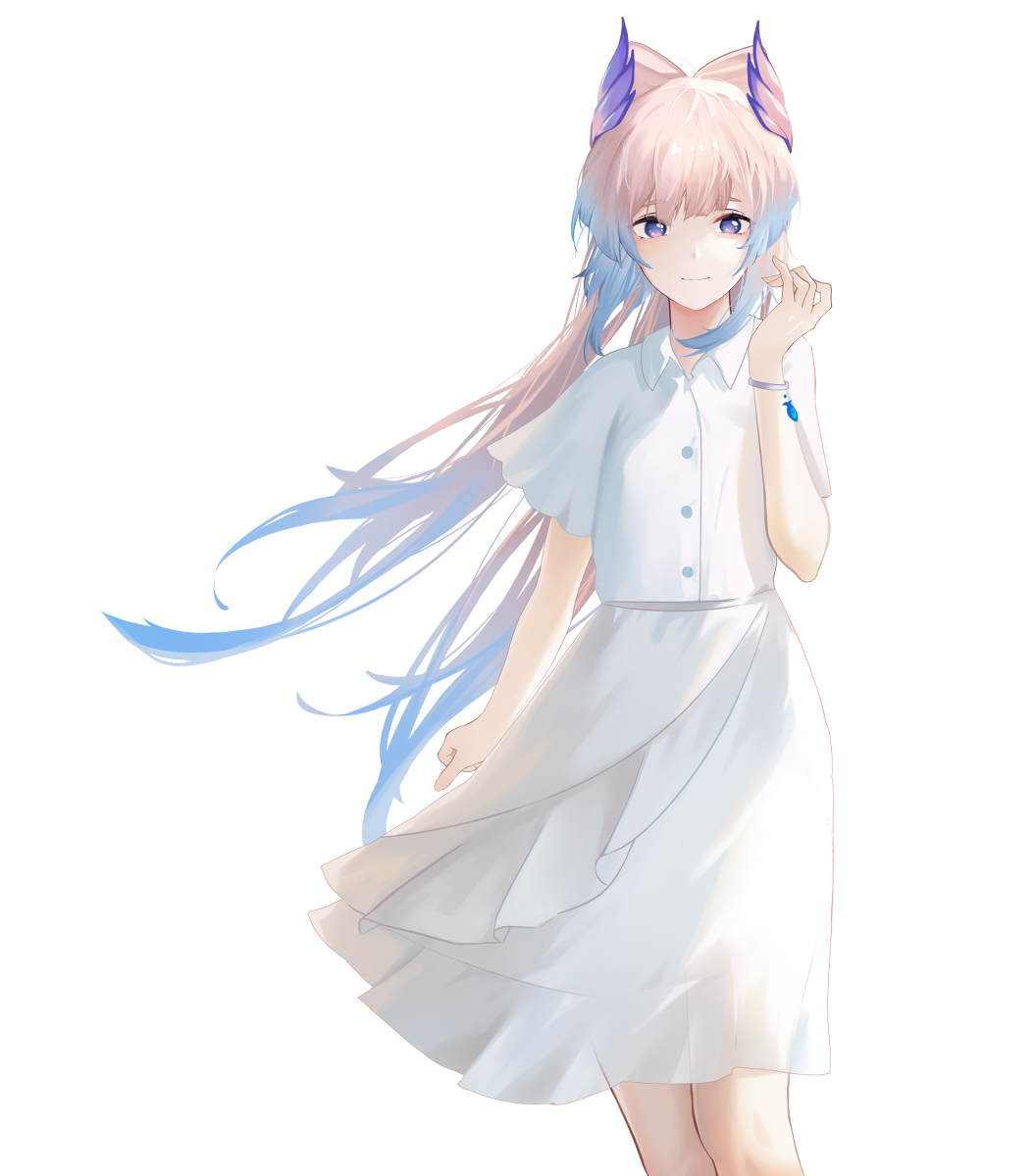 This is a pixiv picture whose title is 【手书】心海换装.