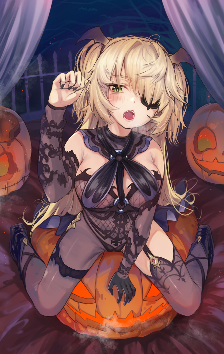 This is a pixiv picture whose title is 50日目、フィッシュル.