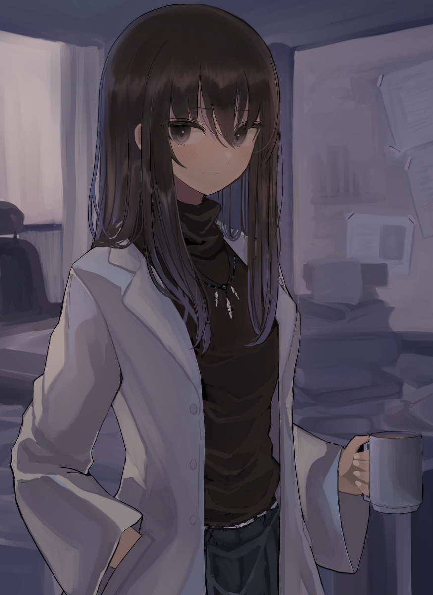 This is a pixiv picture whose title is 研究室の先輩.