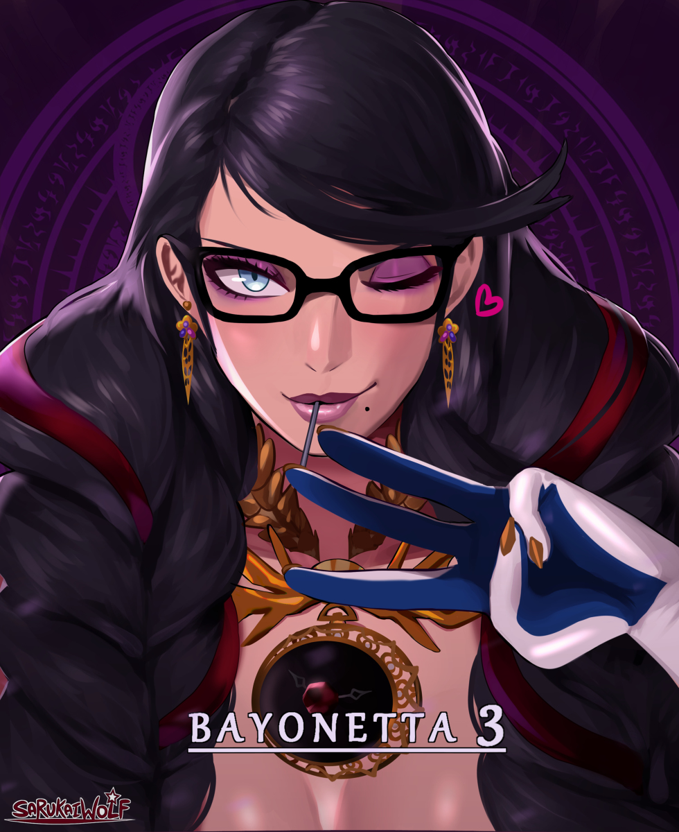 This is a pixiv picture whose title is Bayonetta 3.