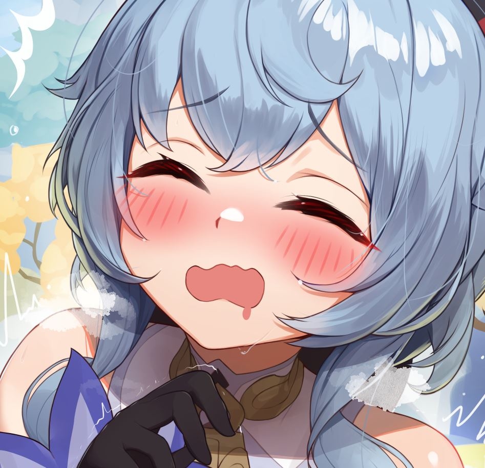 This is a pixiv picture whose title is 「さ、触らないでください…！！！」.