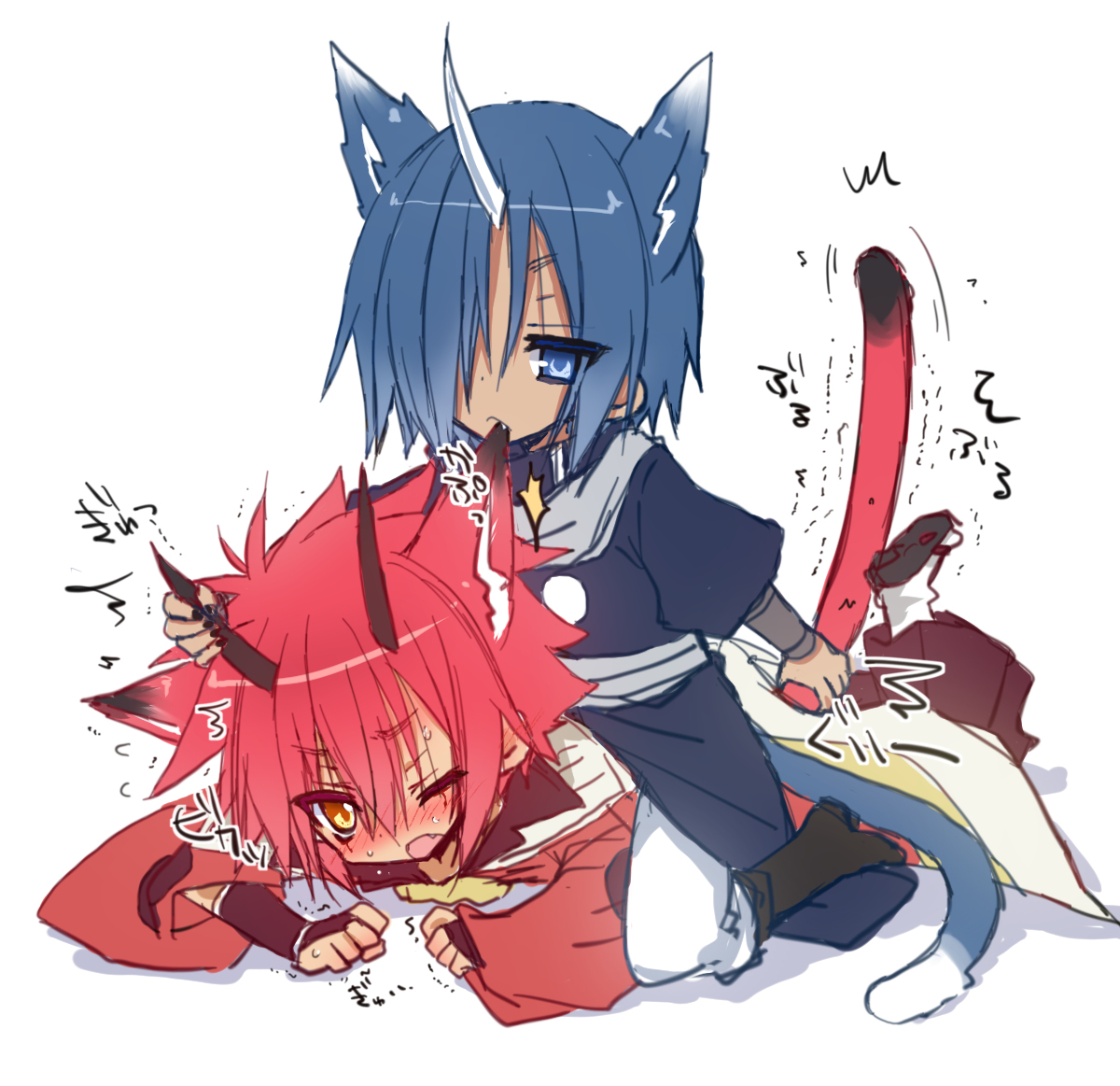 This is a pixiv picture whose title is ケモ耳ソウベニらくがき.