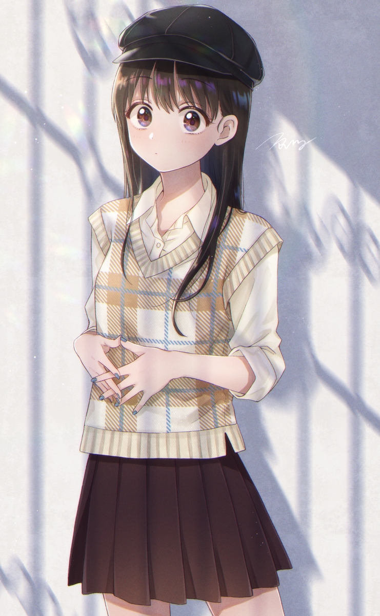 This is a pixiv picture whose title is 秋服.