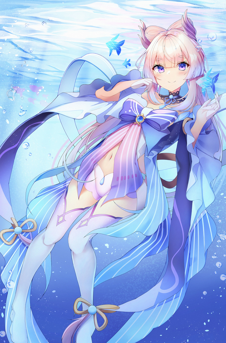 This is a pixiv picture whose title is Kokomi.