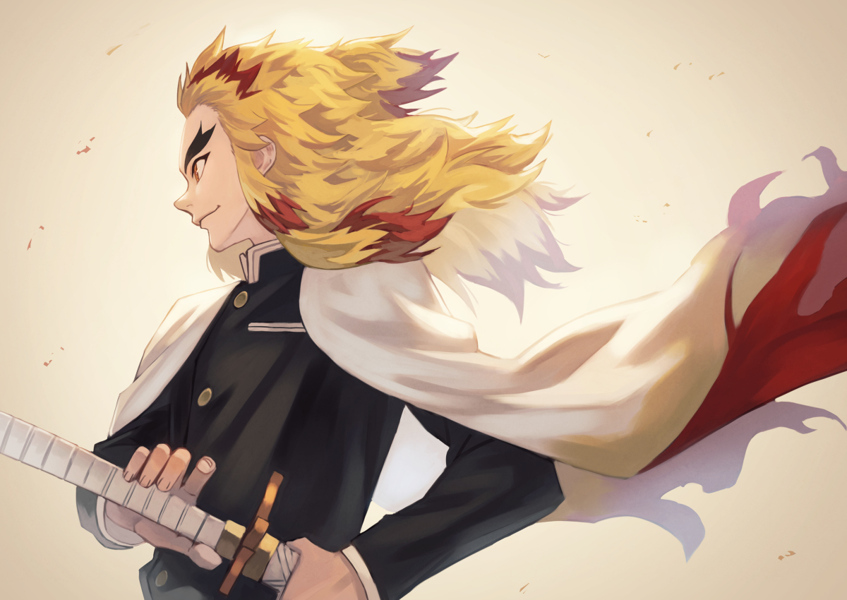 This is a pixiv picture whose title is 煉獄杏寿郎.