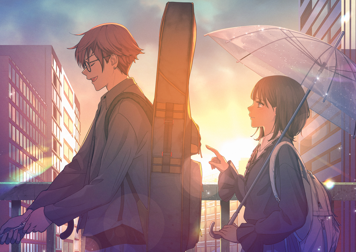 This is a pixiv picture whose title is この背中に何度好きと言っただろう？.