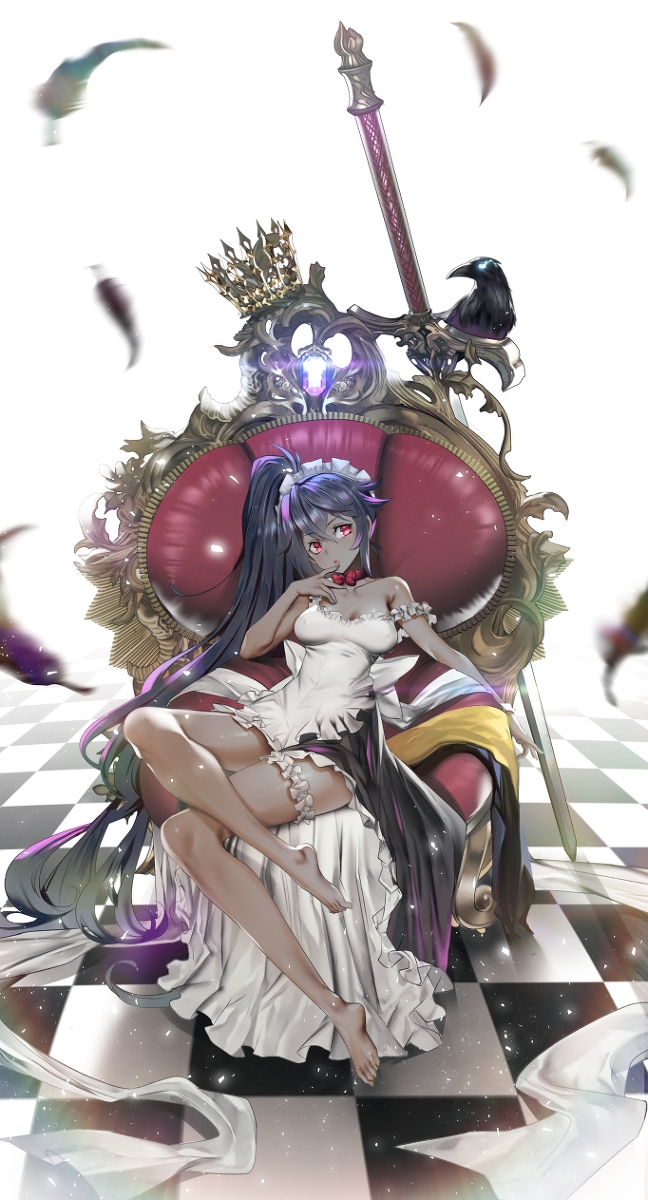 This is a pixiv picture whose title is メイド王.