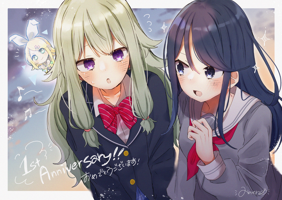 This is a pixiv picture whose title is 「草薙さんの歌、もっと聴きたいな」.