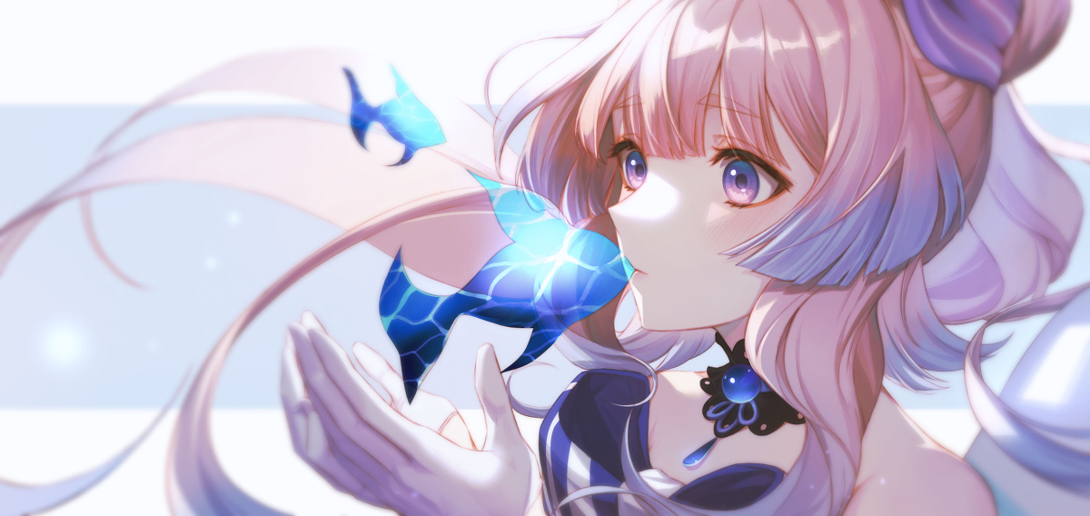 This is a pixiv picture whose title is 珊瑚宮心海.