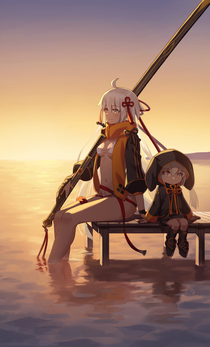 This is a pixiv picture whose title is 夏の終わり.